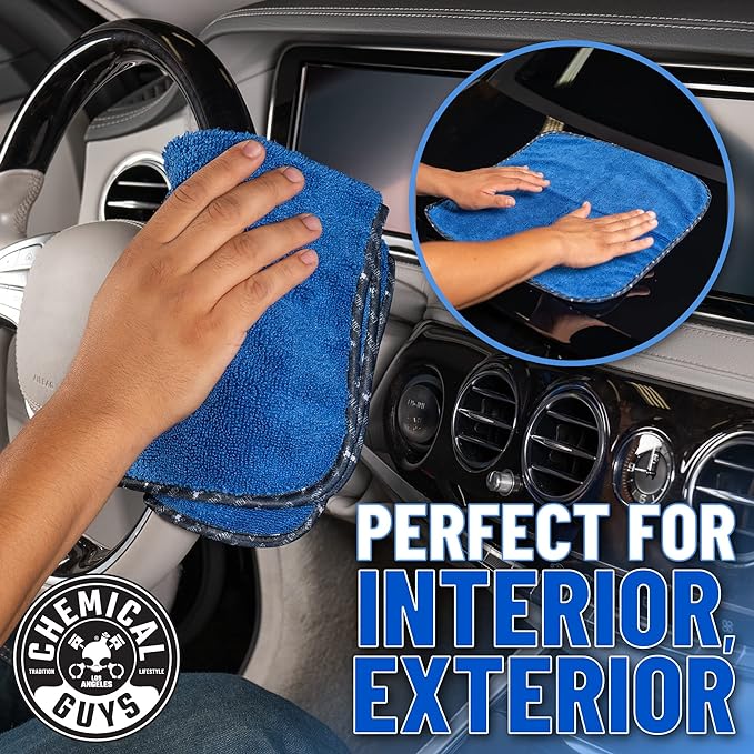 Chemical Guys MIC110012 Professional Grade Premium Microfiber Towels, Home (1...