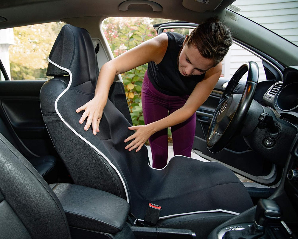 Gear Black Premium Universal Fit Waterproof Stain Resistant Car Seat Cover Ne...