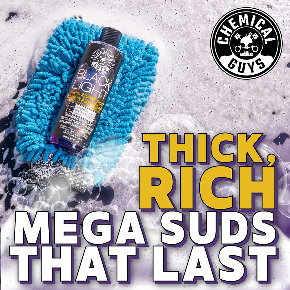 Chemical Guys CWS619 Black Light Foaming Car Wash Soap (Works with Foam Canno...