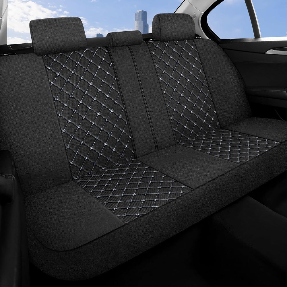 Breathble Car Seat Covers Full Set,Washable Seat Covers for Cars,Premium Clot...