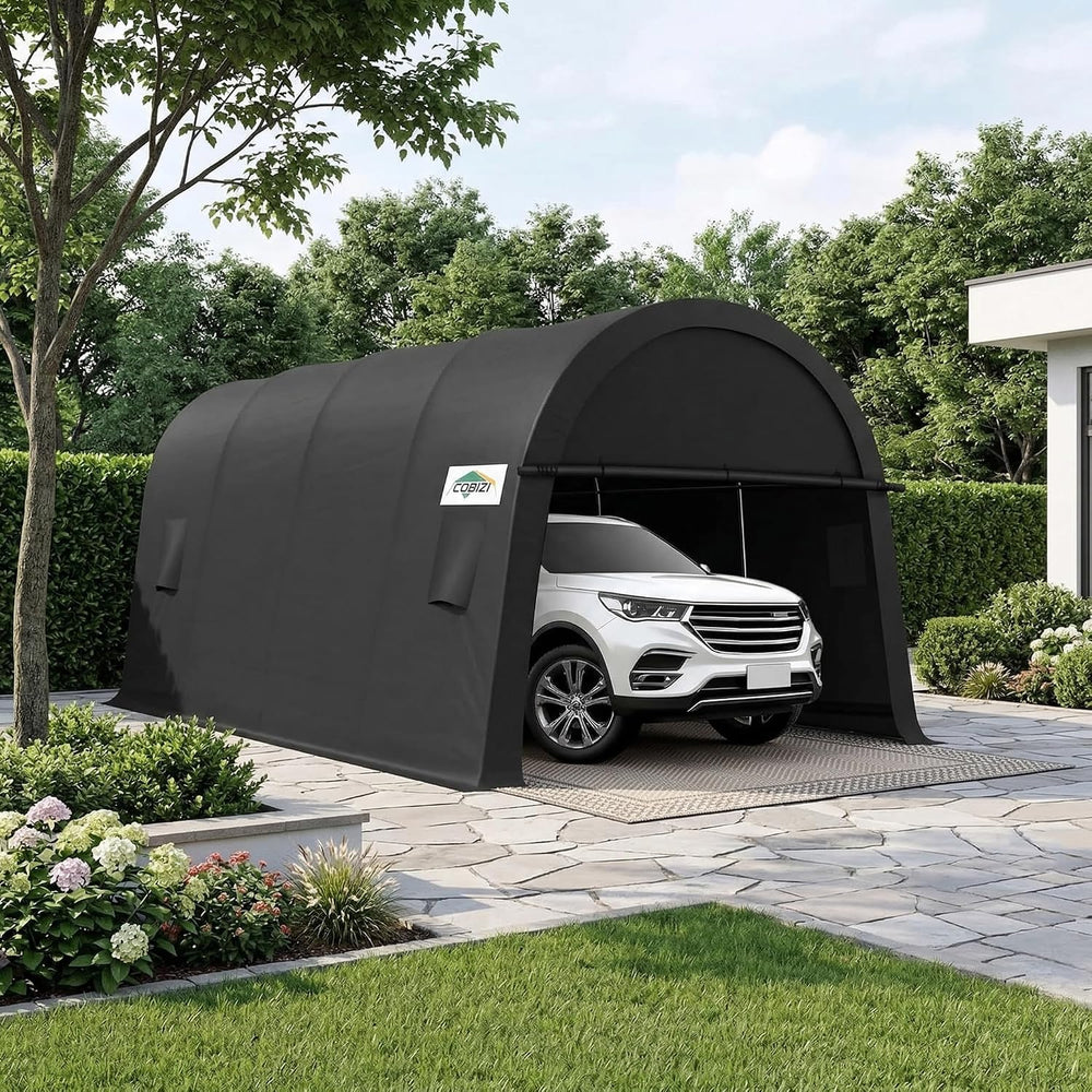 COBIZI Carport Canopy 10x20 Heavy Duty Portable Garage Shelter Shed