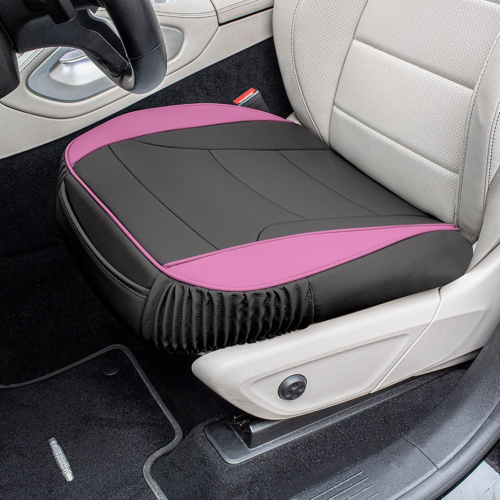 FH Group Car Seat Cushion – Durable PU Leather Car Seat Cushions, 2 Piece Fro...