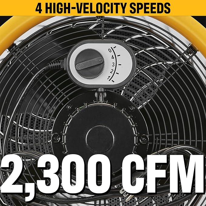 CAT Caterpillar® 14" HVPD-14AC HIGH VELOCITY PEDESTAL DRUM FAN