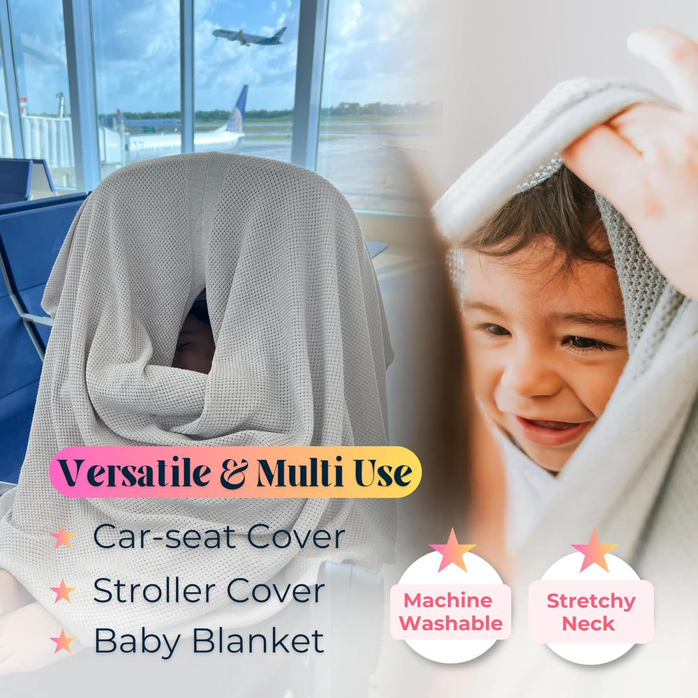 Gold Mamas Breathable Nursing Cover for Breastfeeding