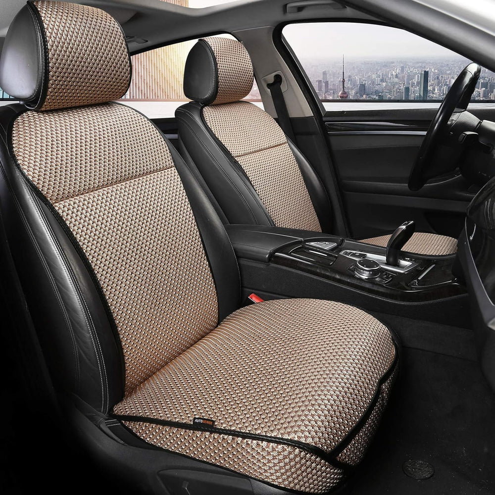 Auto Newer Luxury Breathable Car Seat Cover Fit Four Seasons, Universal Front...