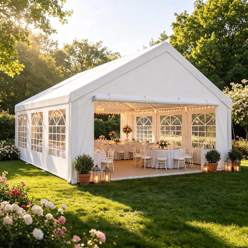 20x20ft Party Tent Heavy Duty for Parties Waterproof, Wedding and Event Canop...