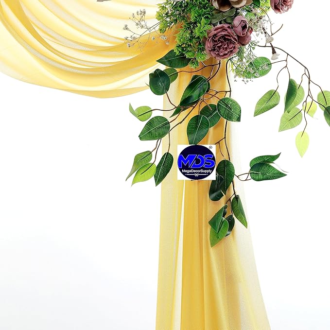 MDS Halloween Chiffon Draping Fabric - 1 Panel, 30" Wide x 75ft Long - S...