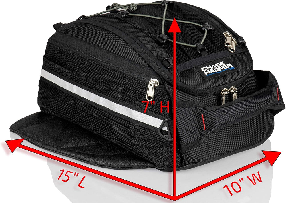 Chase Harper USA 540 Magnetic Tank Bag - Water-Resistant, Tear-Resistant, Ind...