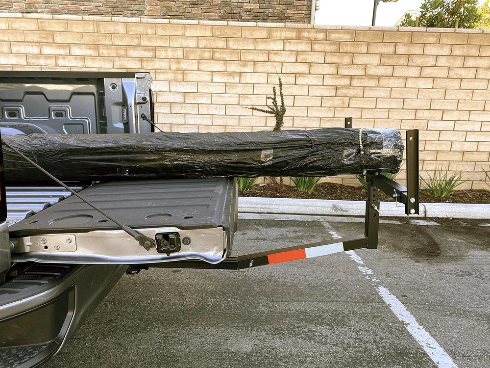 MaxxHaul 70231 Hitch Mount Pick Up Truck Bed Extender For Ladder, Rack, Canoe...