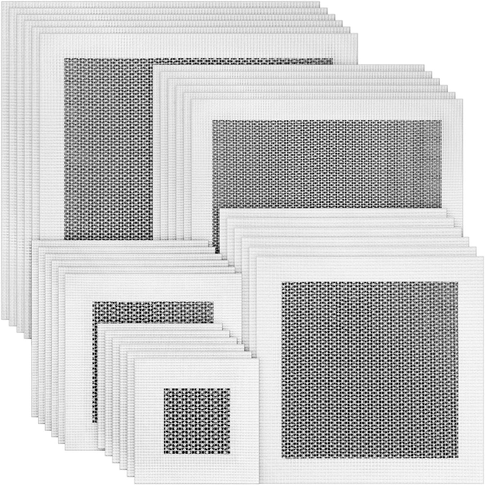Blulu 30 Pcs 2/4/6/8/10 Inch Drywall Repair Self Adhesive Drywall Patche