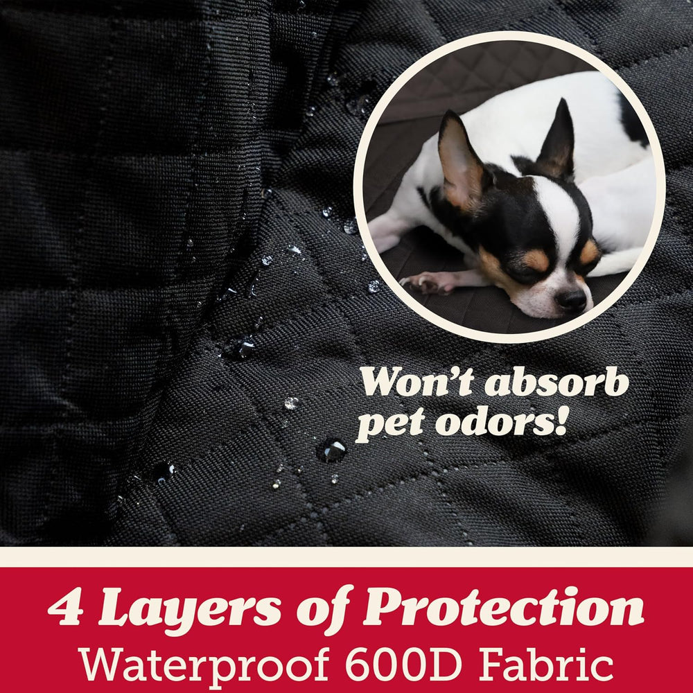 Lusso Gear Dog Car Seat Cover for Front Seat (2 Pack) - 100% Waterproof, Nons...