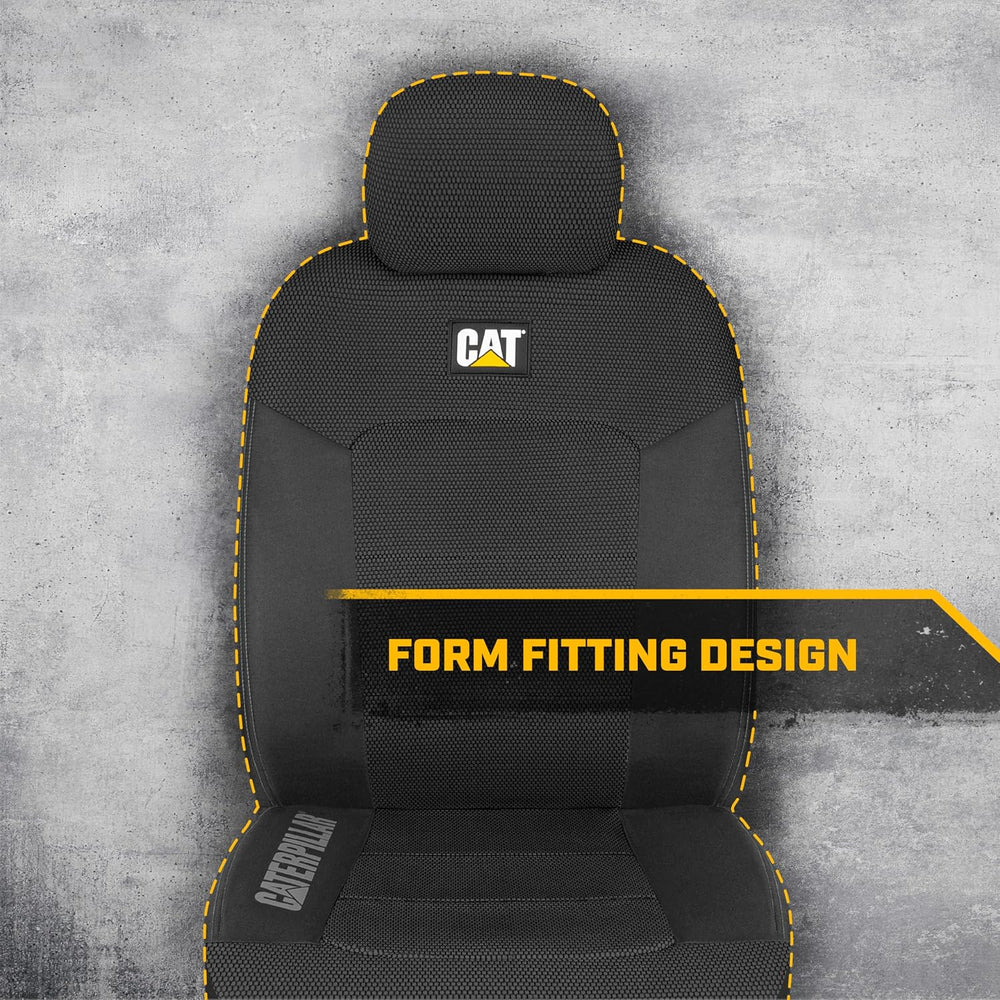 Catยฎ MeshFlex Automotive Seat Covers for Cars Trucks and SUVs (Set of 2) โ Bl...