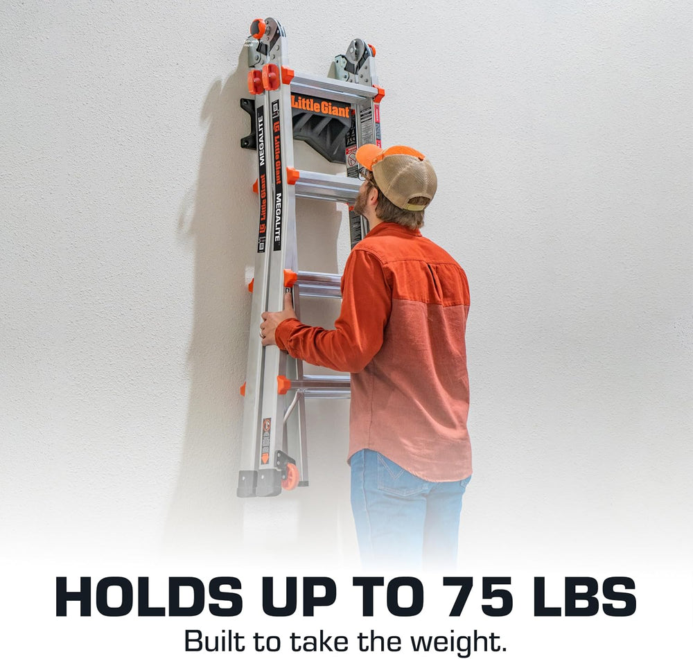 Little Giant Ladder Rack Wall-Mount Ladder Storage Accessory, 15097