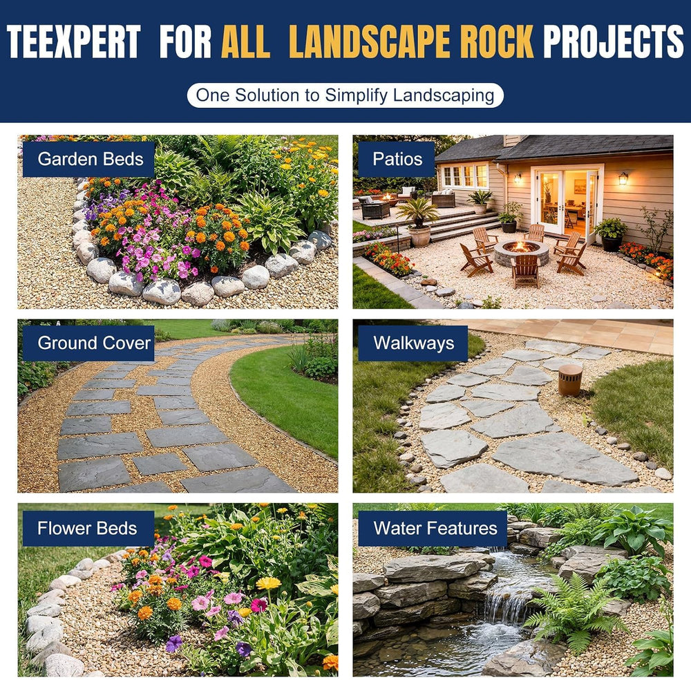 Teexpert Rock Glue for Landscaping: 255 OZ Strong Double Concentrated Gravel ...