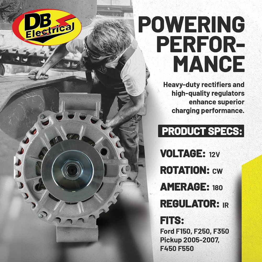 DB Electrical Alternator for Ford Auto and Light Truck E-350 Club Wagon