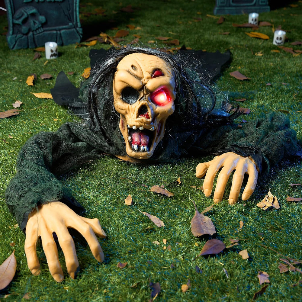 JOYIN Halloween Outdoor Decoration Zombie Groundbreaker, Outside Halloween Gr...