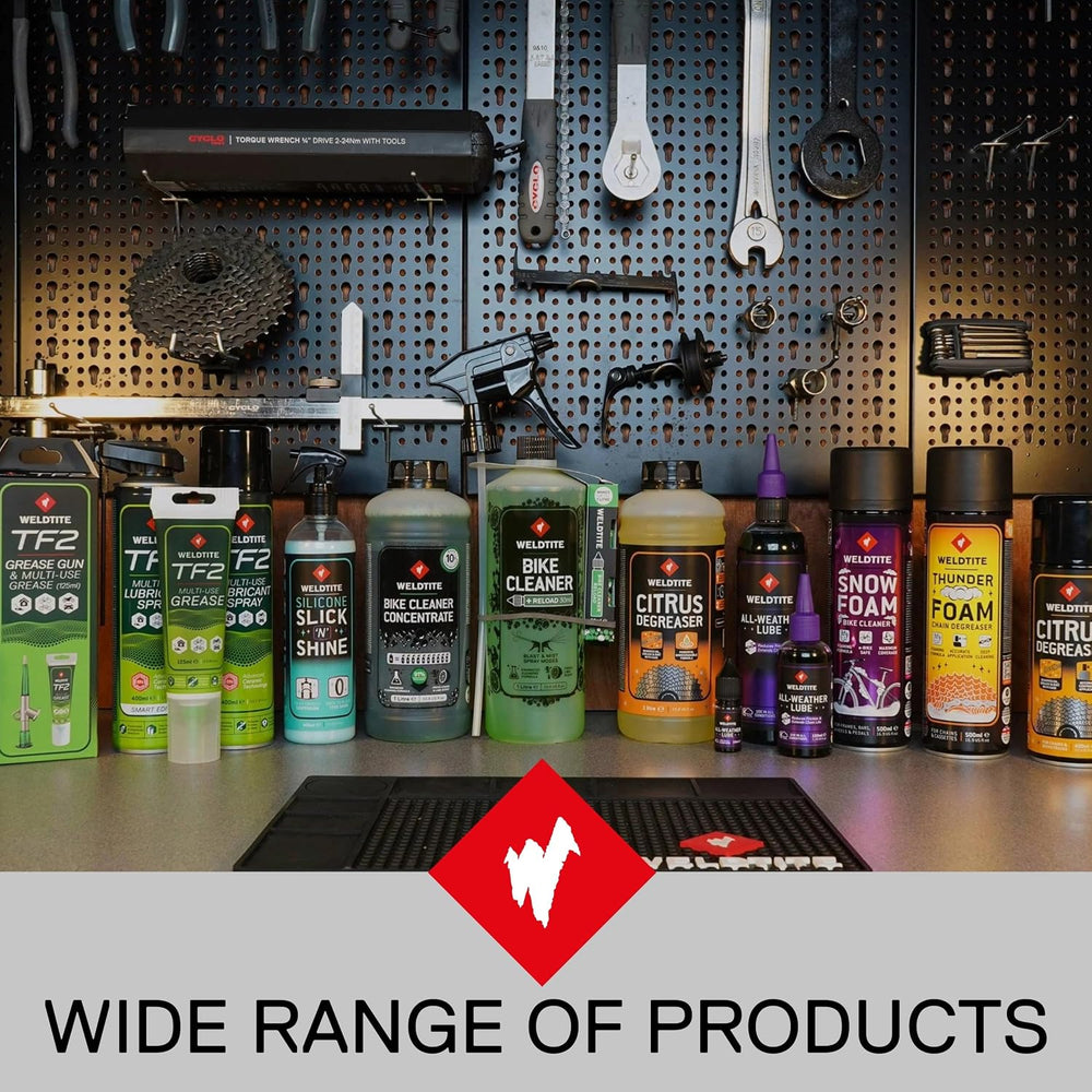 WELDTITE TF2 Multi-Use Lubricant Bike Spray, 5.07 Fl oz (Pack of 4)
