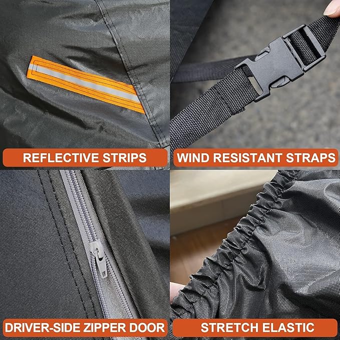 Kayme 7 Layers Minivan Car Cover Waterproof All Weather