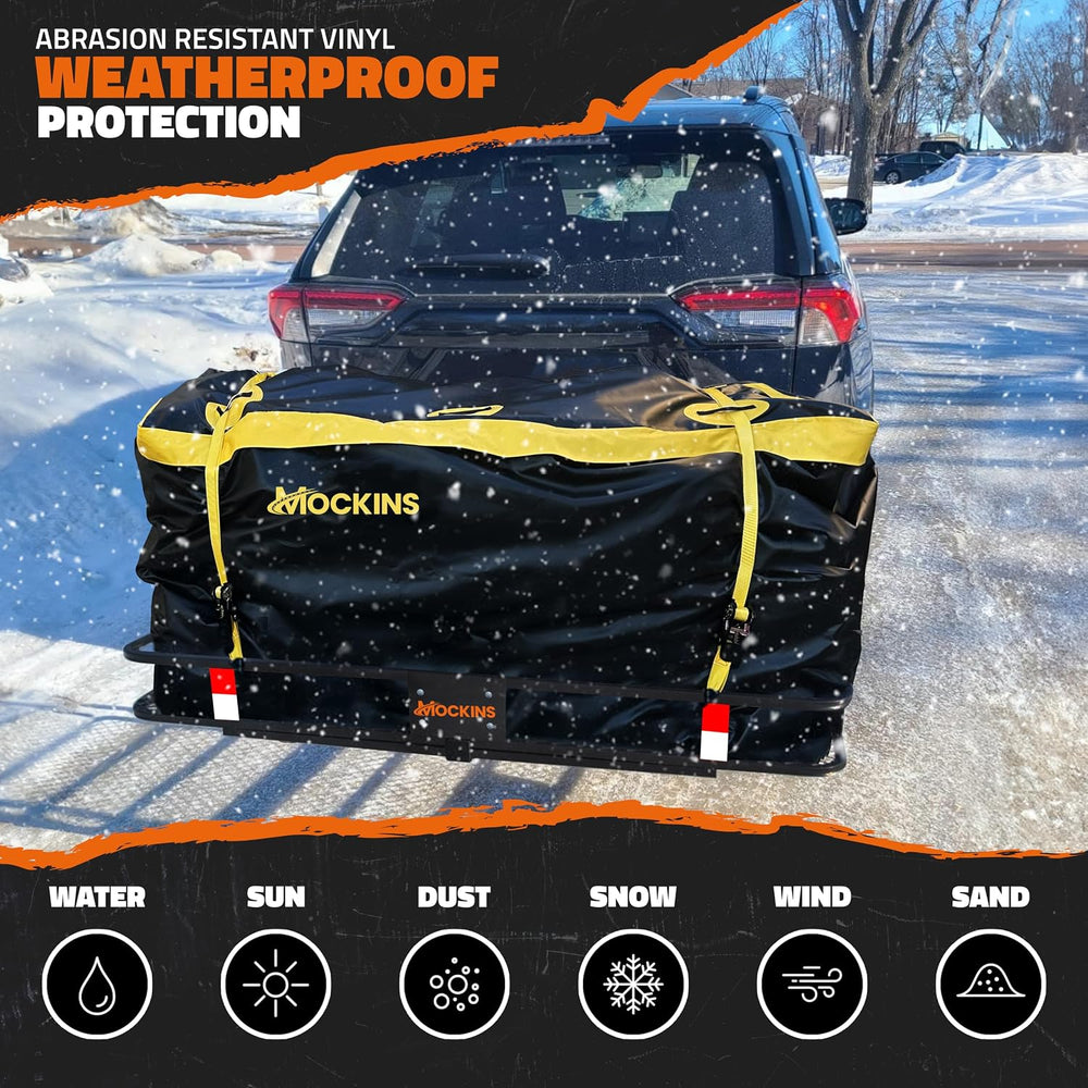 Mockins 20 CuFt Waterproof Cargo Bag for Hitch Carrier All-Weather 500D PVC |...