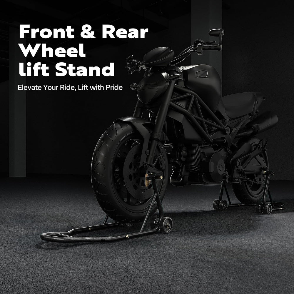 SPECSTAR Motorcycle Stands 882 Lbs Capacity, Black