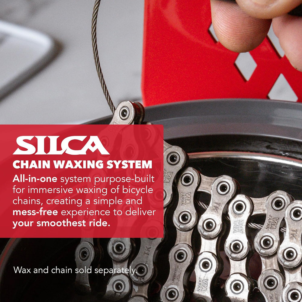 SILCA Bike Chain Wax Melting System for Immersive Waxing, 600ml Capacity