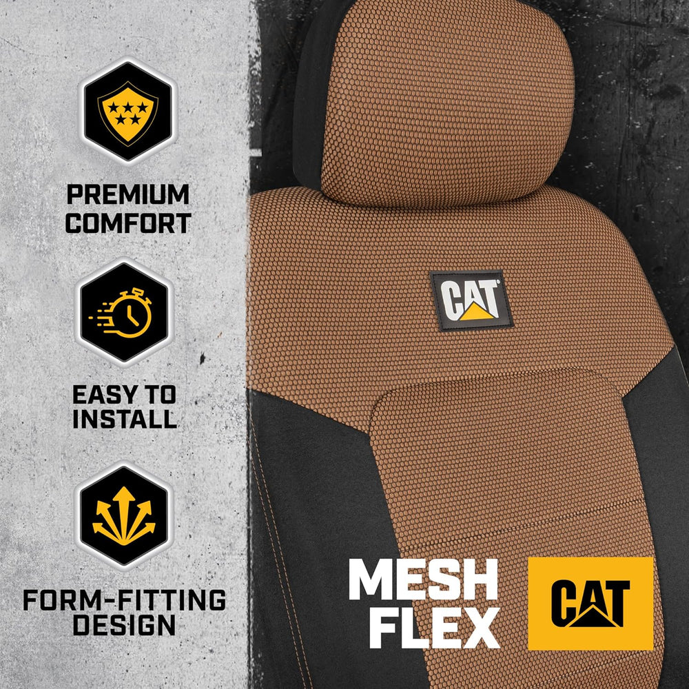 Catยฎ MeshFlex Automotive Seat Covers for Cars Trucks and SUVs (Set of 2) โ Be...