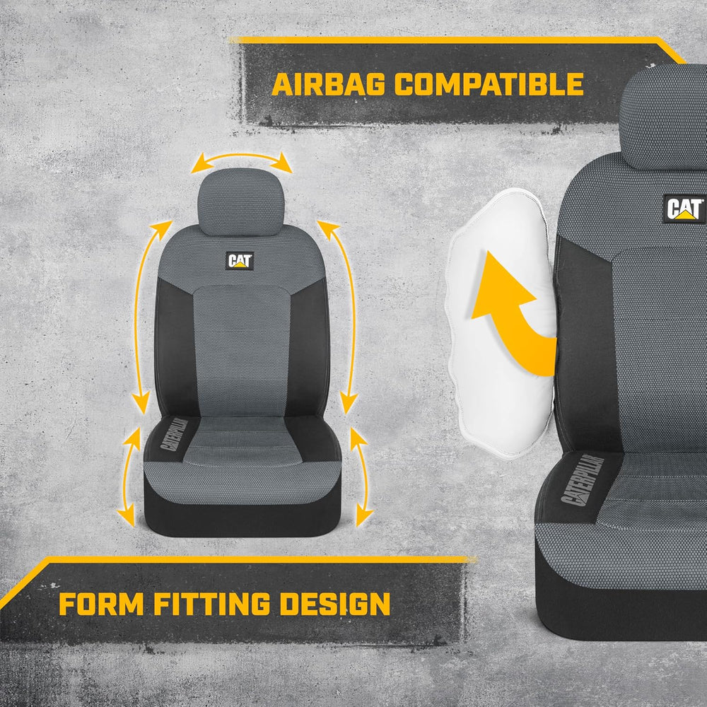 Cat MeshFlex Automotive Seat Covers for Cars Trucks and SUVs โ Gray Car Seat ...