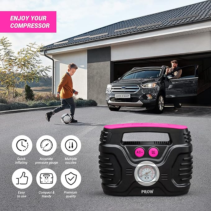 electric air compressor portable tire inflator