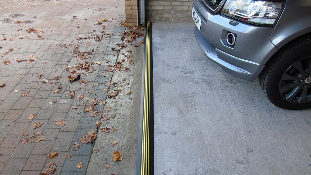 1 ¼” High Garage Door Threshold Seal Kit 10'3" Length | Flexible PVC...