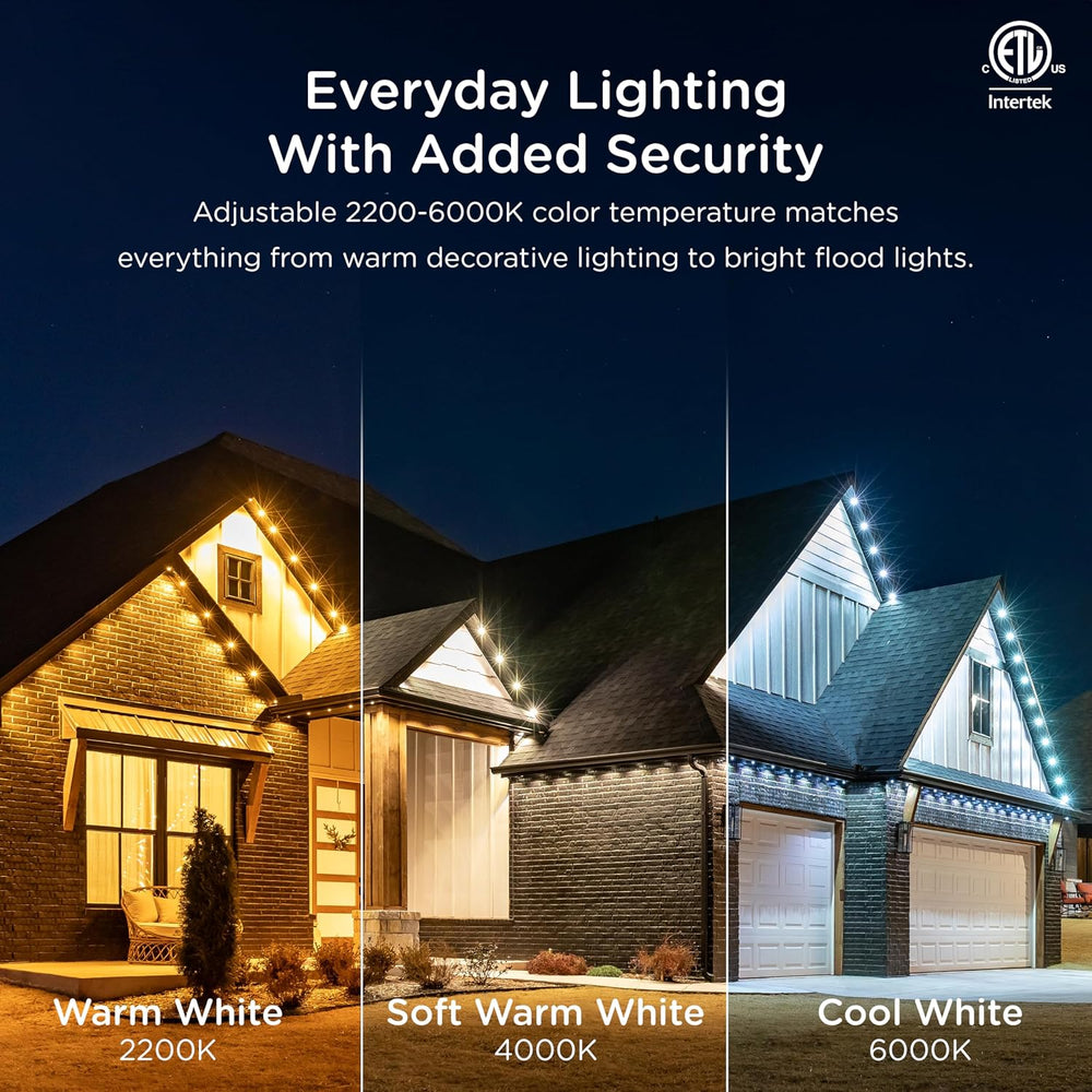 Enbrighten Eternity Permanent Outdoor Lights, 100ft, 72 Lights