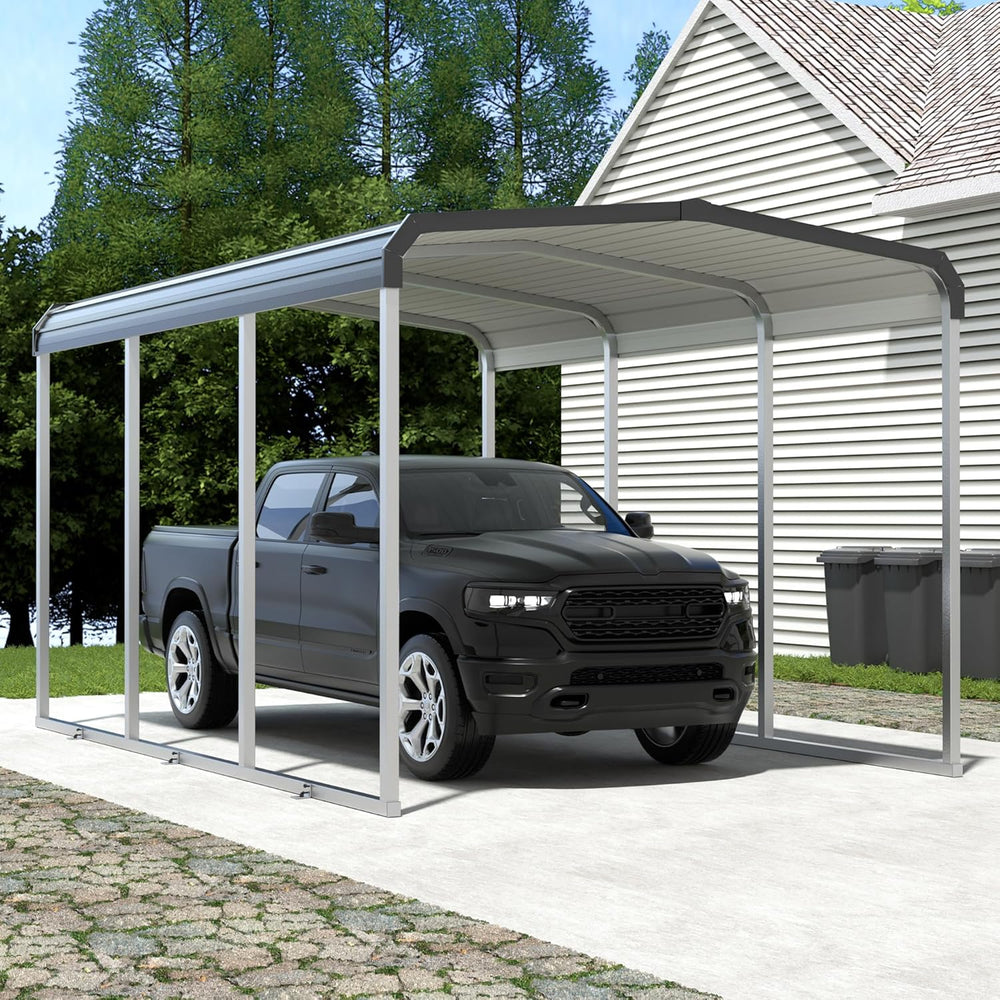 Xilingol Metal Carport, Heavy Duty Carport Canopy with Galvanized Steel Frame...