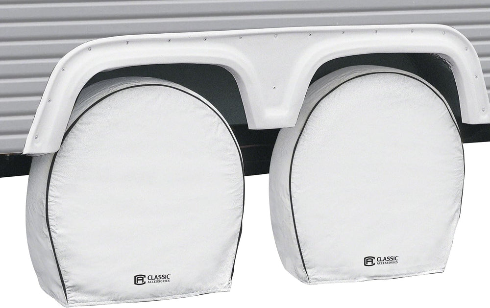 Classic Accessories Deluxe RV Wheel Cover - Tire & Wheel Sun Protection W...
