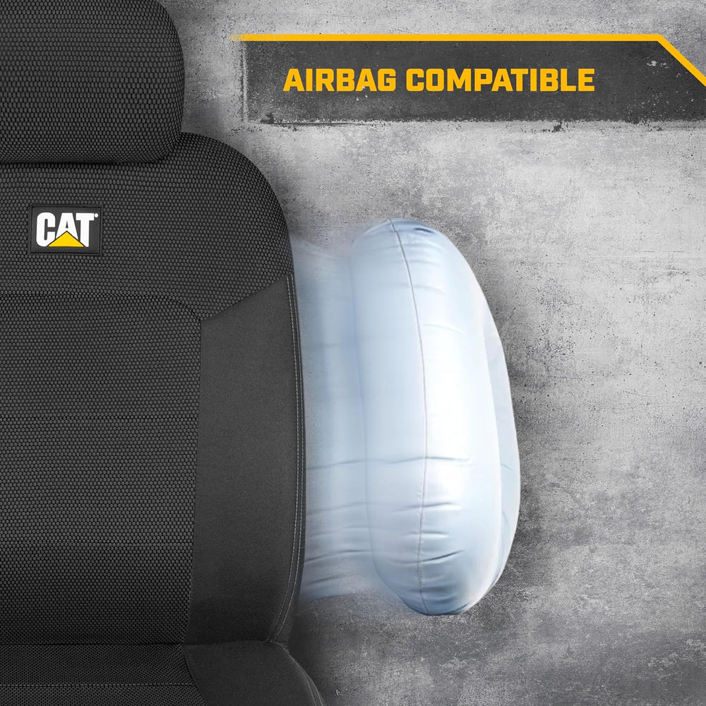 Catยฎ MeshFlex Automotive Seat Covers for Cars Trucks and SUVs (Set of 2) โ Bl...