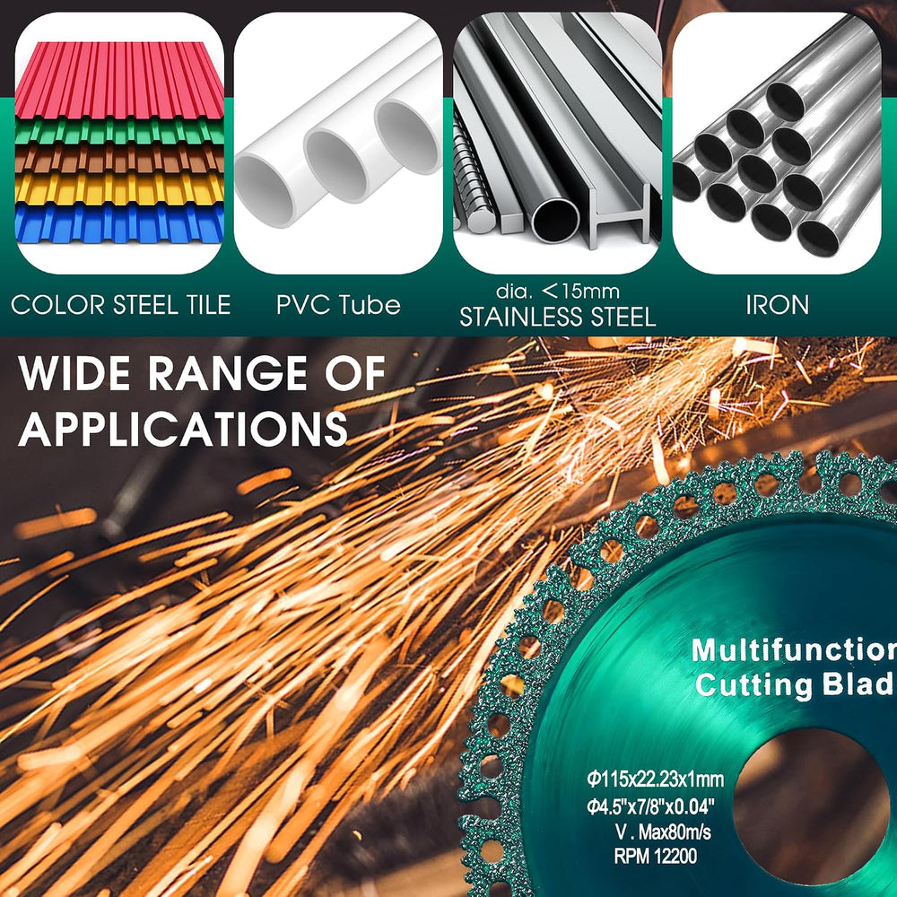โ10 Pack 4.5 Inch Indestructible Disc for Grinder, Indestructible Disc 2.0 fo...