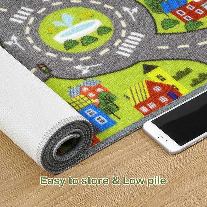 STARUIA Washable Kids Carpet Playmat Rug