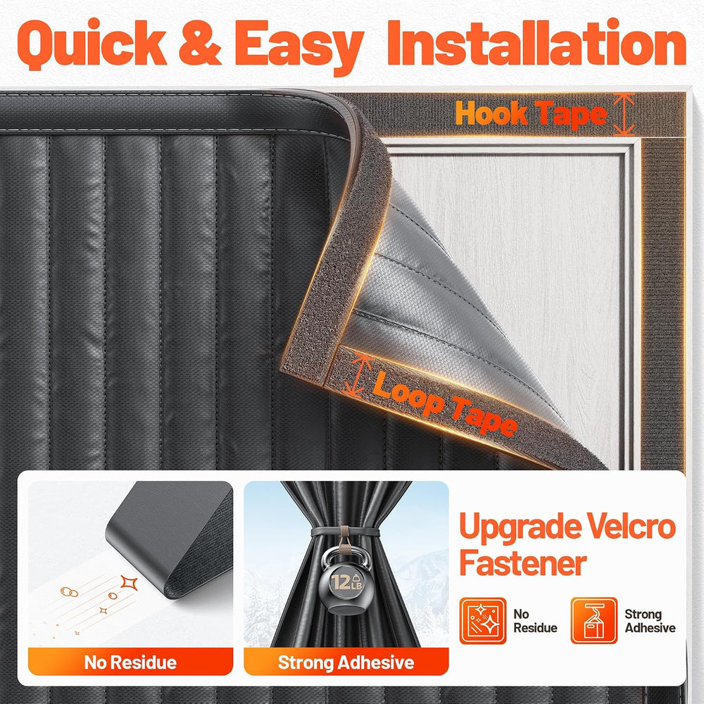 Magnetic Garage Door Insulation Kit 8.3x7.15FT Garage Insulation Panel
