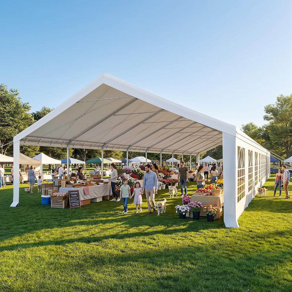 YITAHOME 20x60FT Party Tent Heavy Duty Wedding Tent Event Shelters