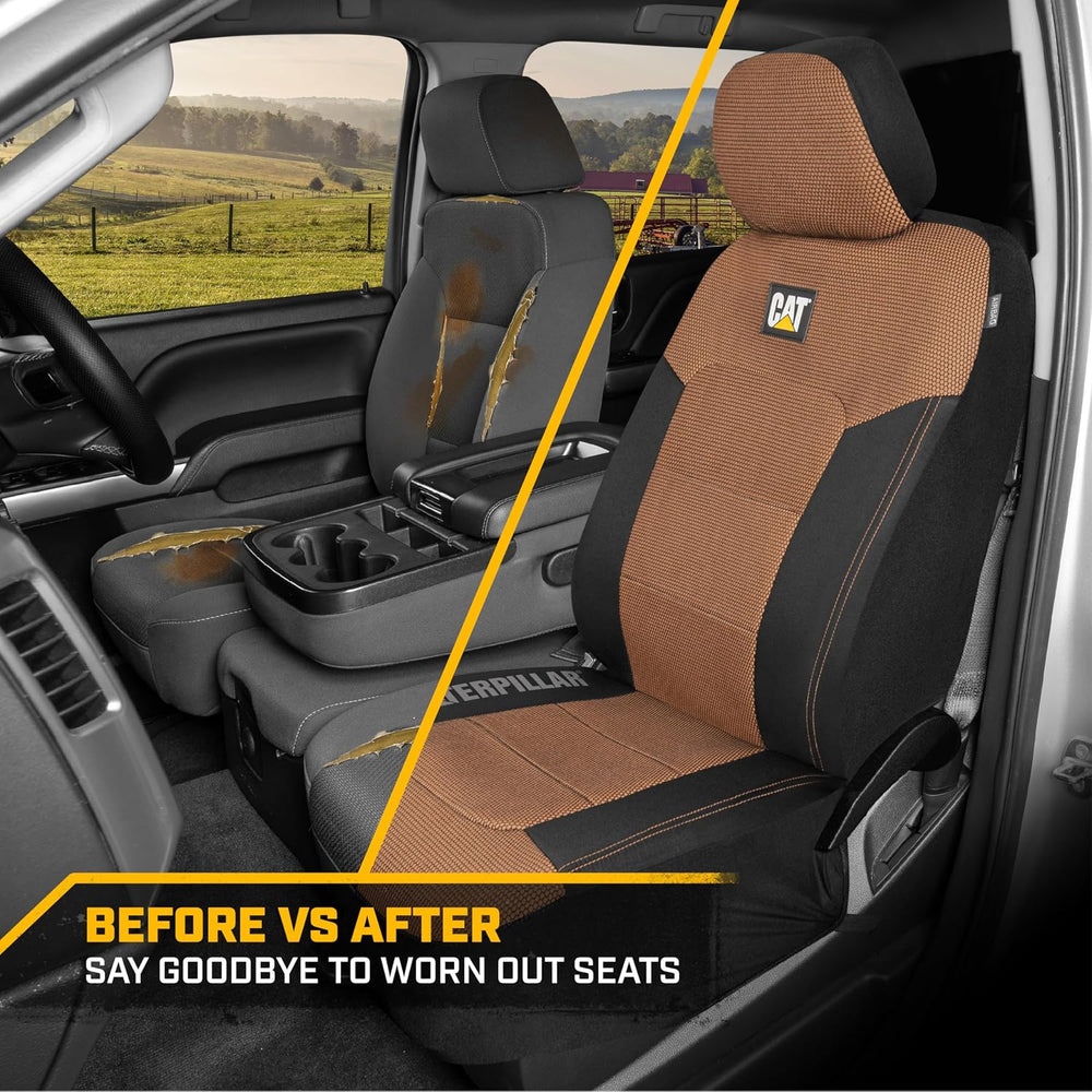 Catยฎ MeshFlex Automotive Seat Covers for Cars Trucks and SUVs (Set of 2) โ Be...