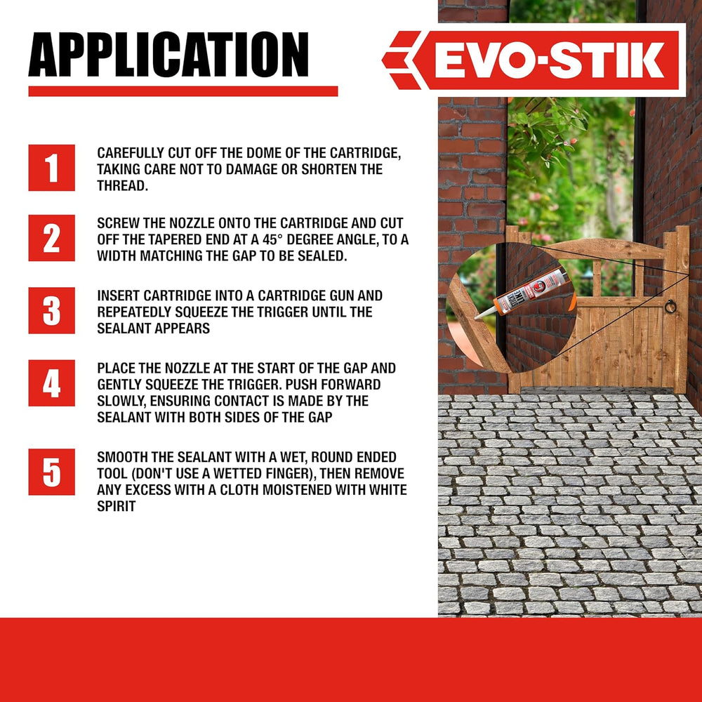 EVO-STIK Sticks Like Adhesive, All Weather, Extreme Temperature & Movemen...