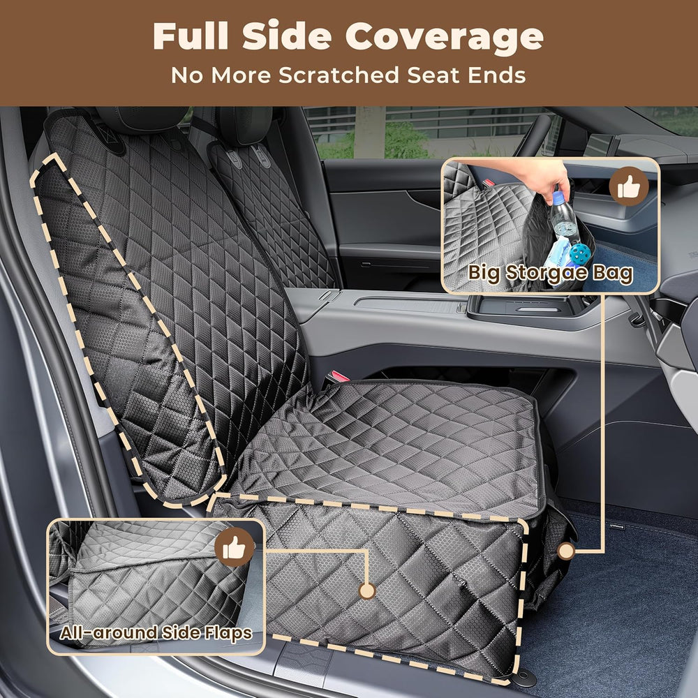 2 Pack Dog Car Seat Cover for Front Seat, Waterproof Car Seat Protector