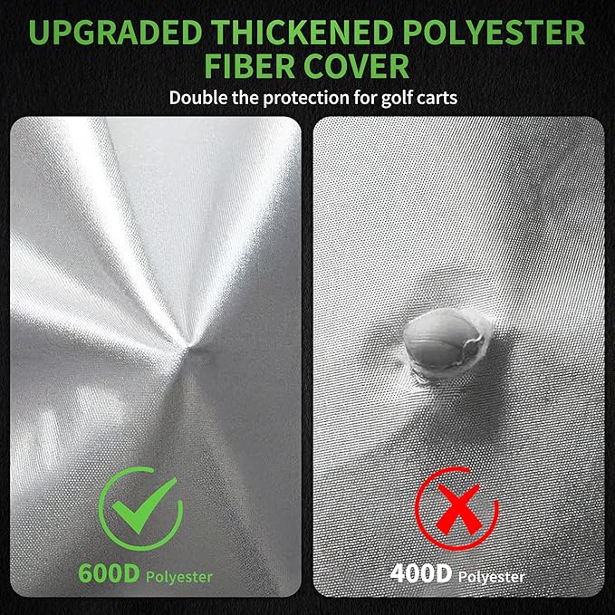 10L0L Heavy Duty Golf Cart Cover