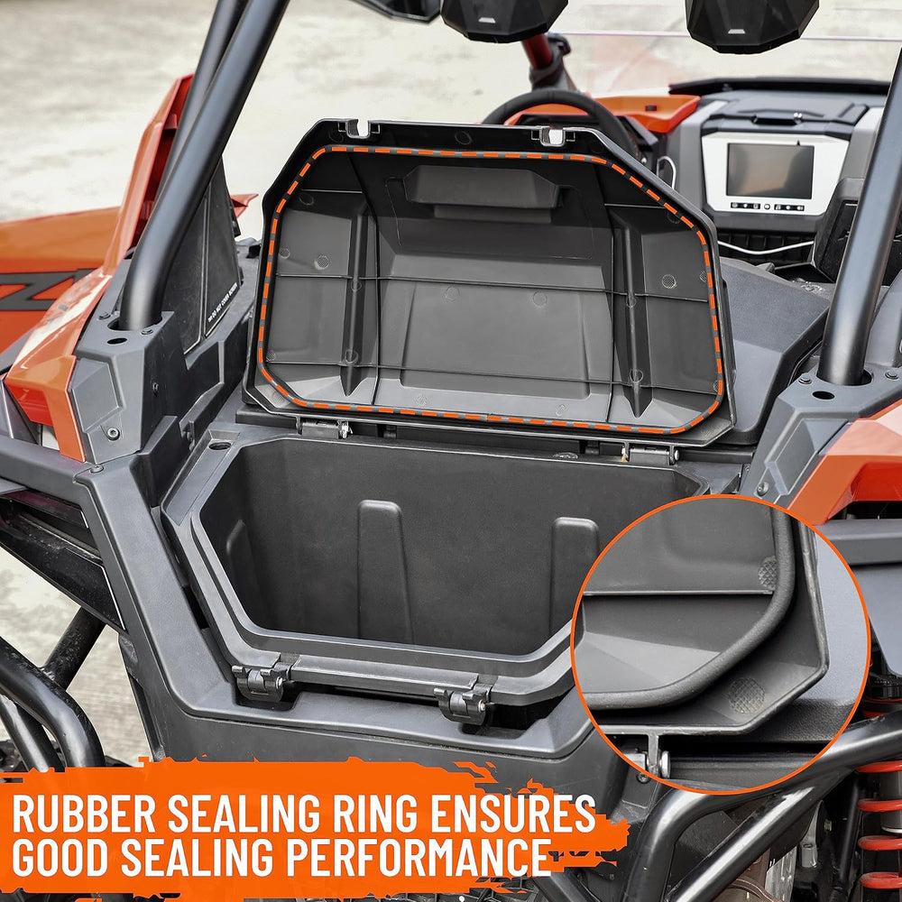 SAUTVS UTV Rear Cargo Box for RZR PRO XP/Turbo R 20-26, Poly Water Resistant ...