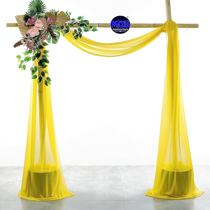 MDS Halloween Chiffon Draping Fabric - 1 Panel, 30" Wide x 30ft Long - S...