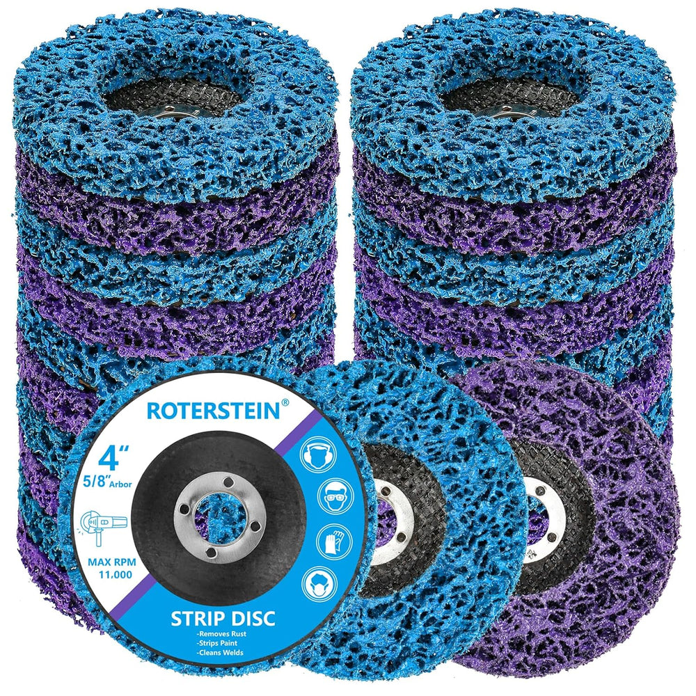 20 Pack Strip Discs Stripping Wheel 4 inch for Angle Grinder Clean and Remove...