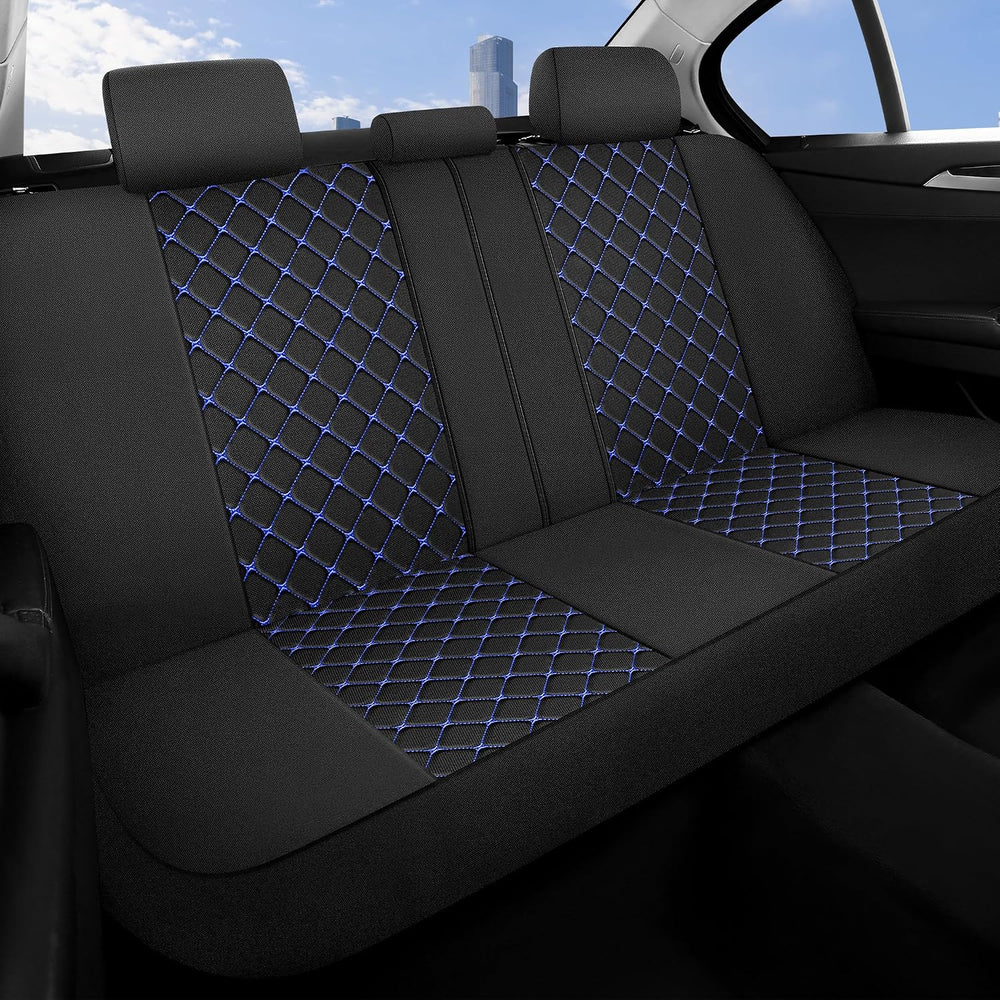 Breathble Car Seat Covers Full Set, Washable Seat Covers for Cars, Premium Cl...