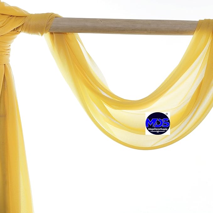 MDS Halloween Chiffon Draping Fabric - 1 Panel, 30" Wide x 75ft Long - S...