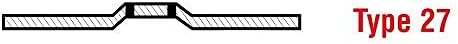 Mercer Industries 618030 - 7" x .045 x 7/8" Type 27 Black Lightning...