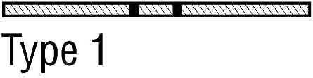 Mercer Industries 617080 Type 1 Double Reinforced Cut-Off Wheel, For All Meta...