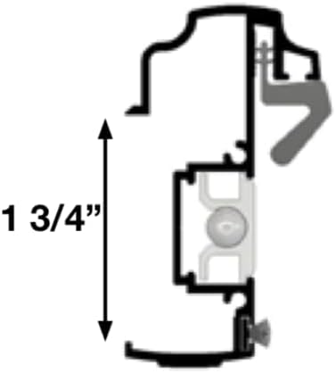 T- Astragals for Your Double Door Heavy Duty - Satin Anodized Combination Ast...