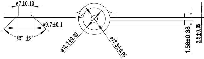 4"x4" Self Closing Door Hinges, 3 Pack